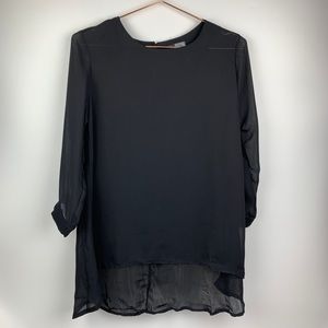 The Limited Hi-Low Sheer Top